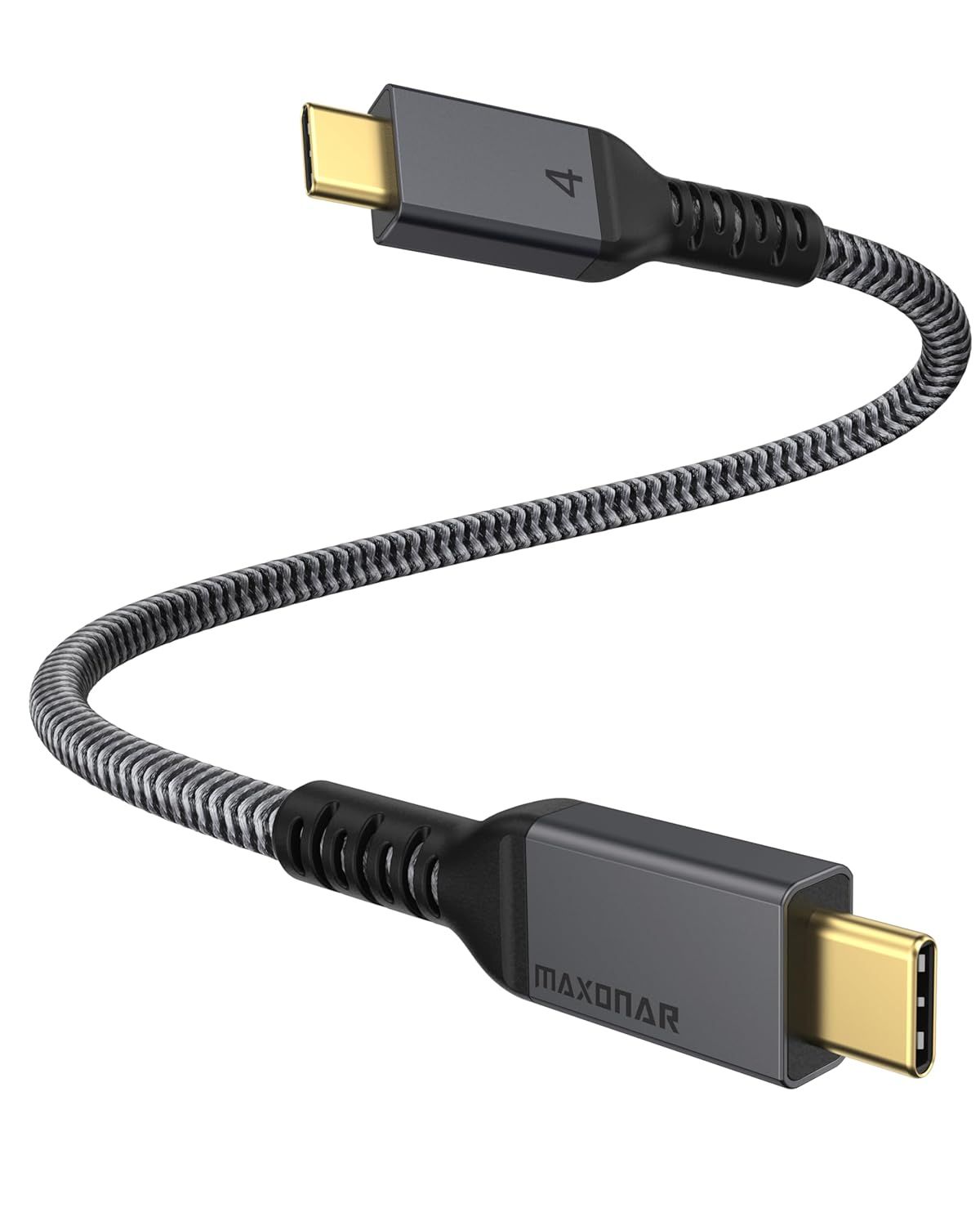 Maxonar Thunderbolt 4 Cable 0.3M/40 Gbit/s, USB 4.0 Certified