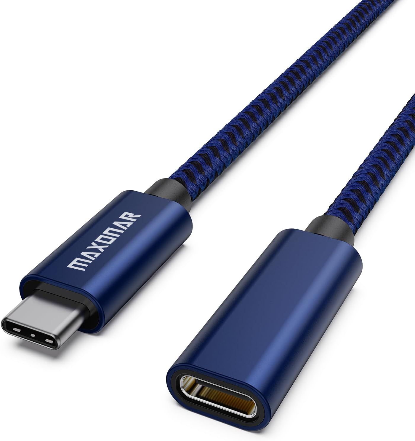 VDFHDFJGFJ USB-C Extension Cable 5A, 1m - Blue