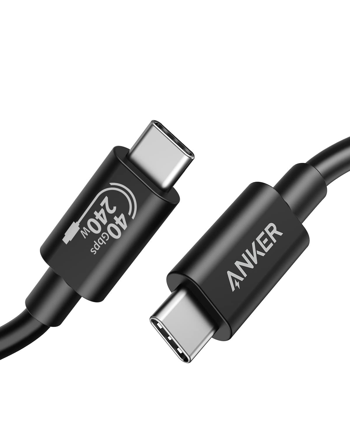 USB C to USB C Cable 100cm, HD 8K Display, 40 Gbps Data Transfer, 240W Charging for iPhone 15, Type C Laptops, Hub, Docking Station, etc.