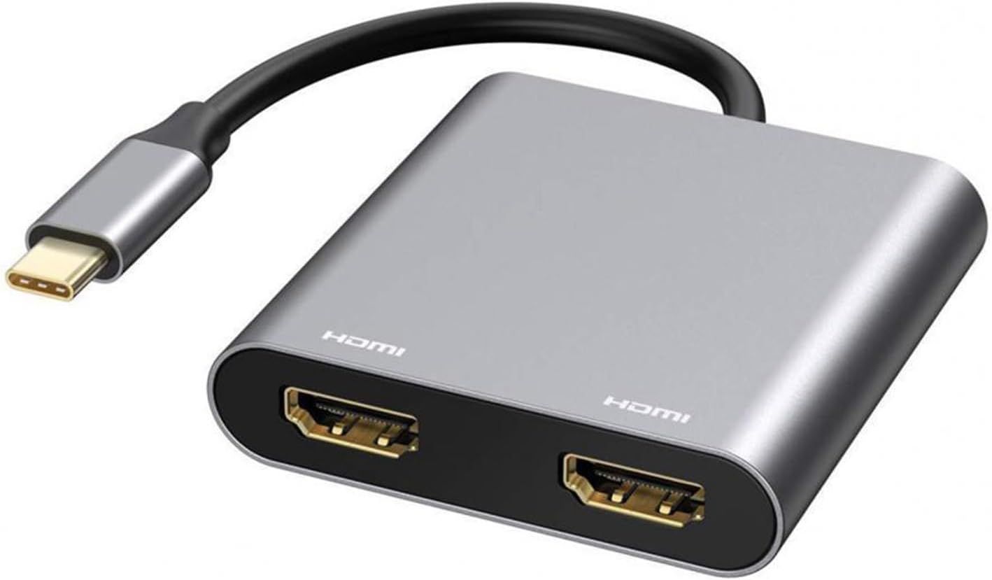 USB-C to Dual HDMI 4K @ 60Hz Adapter