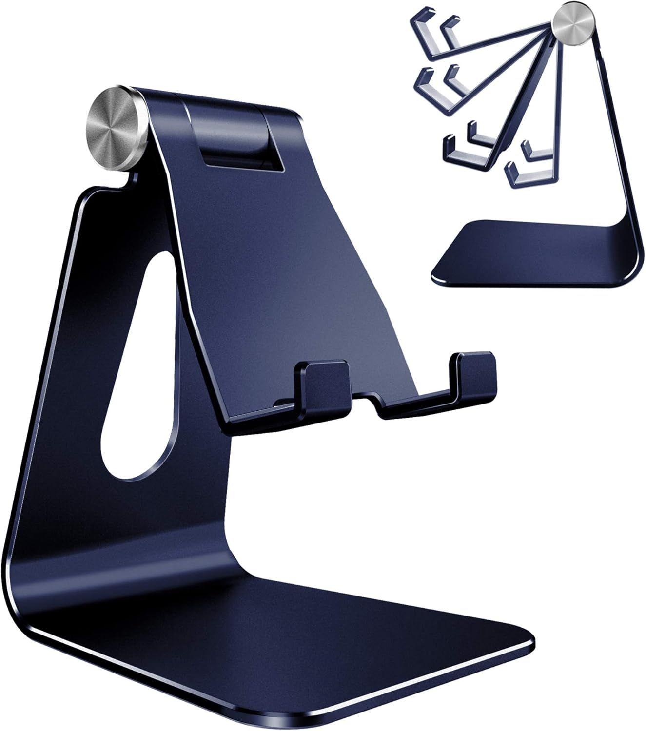 Adjustable Smartphone Stand, Phone Holder, Dock, Universal Fit for All Phones 4-10"