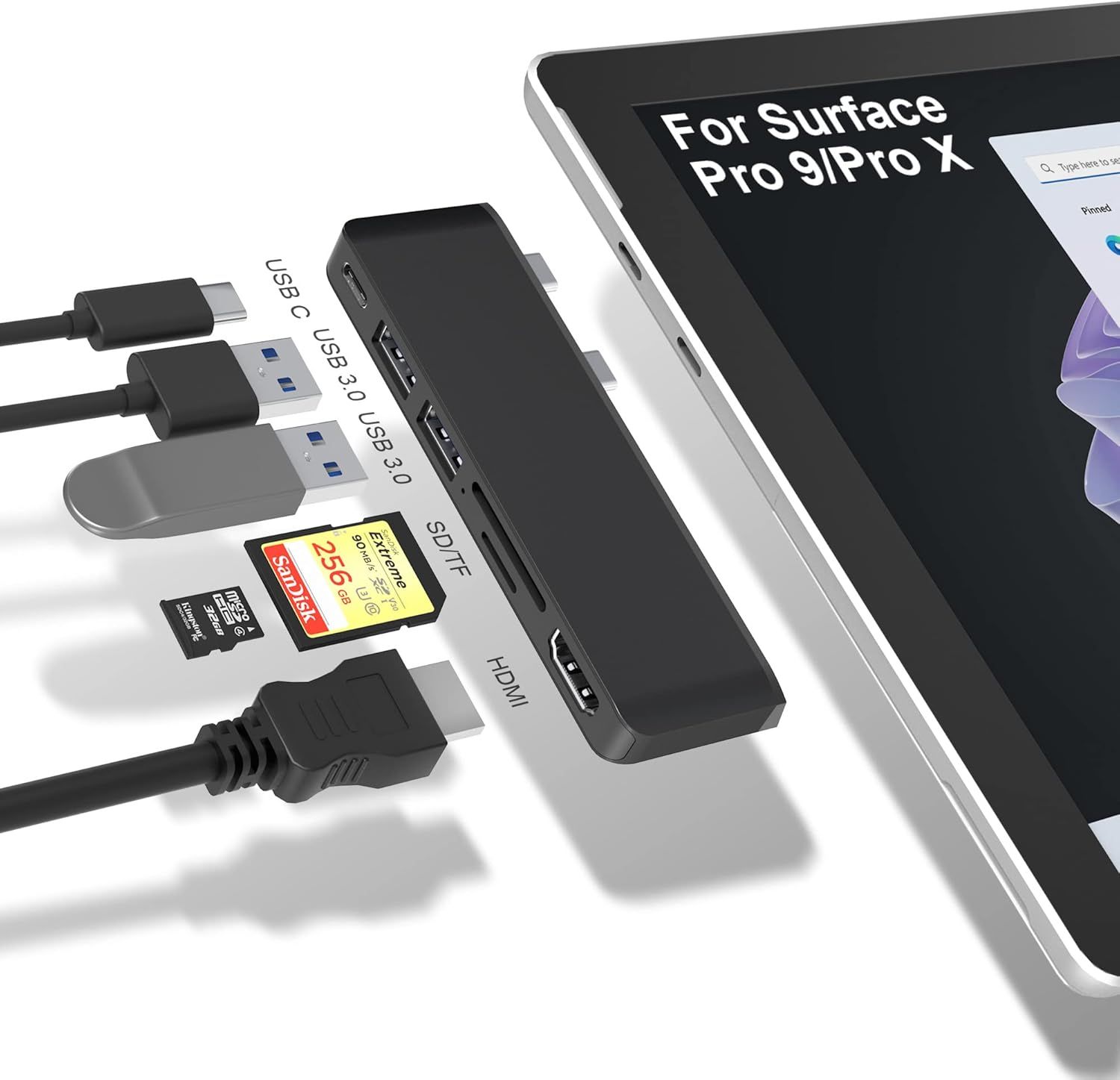 Surface Pro 9 Hub Docking Station