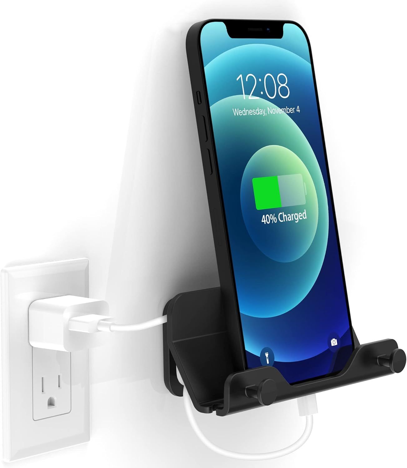 VDFHDFJGFJ Wall-Mount Phone Holder