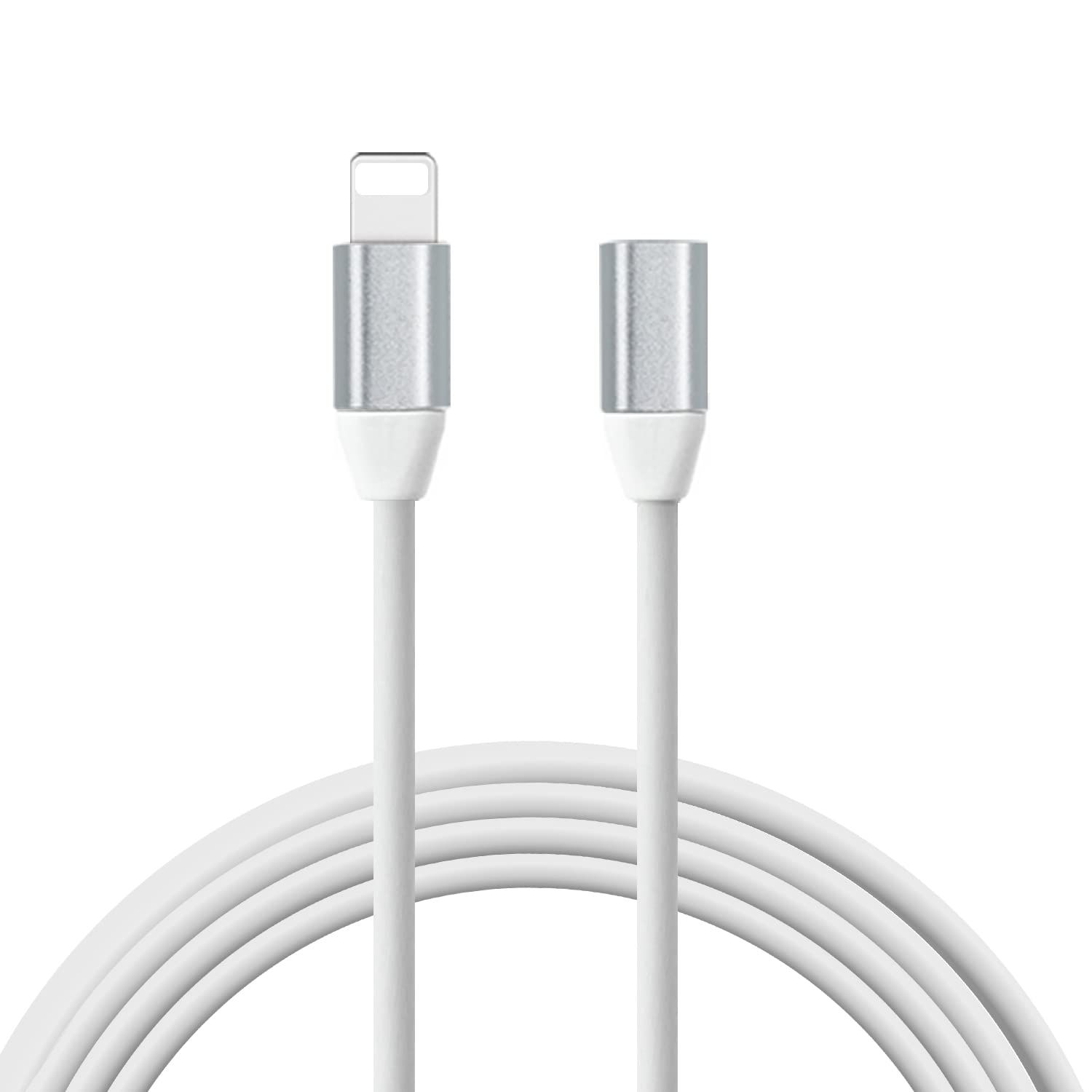 VDFHDFJGFJ 6.6ft White iOS Extension Cable (Male to Female)