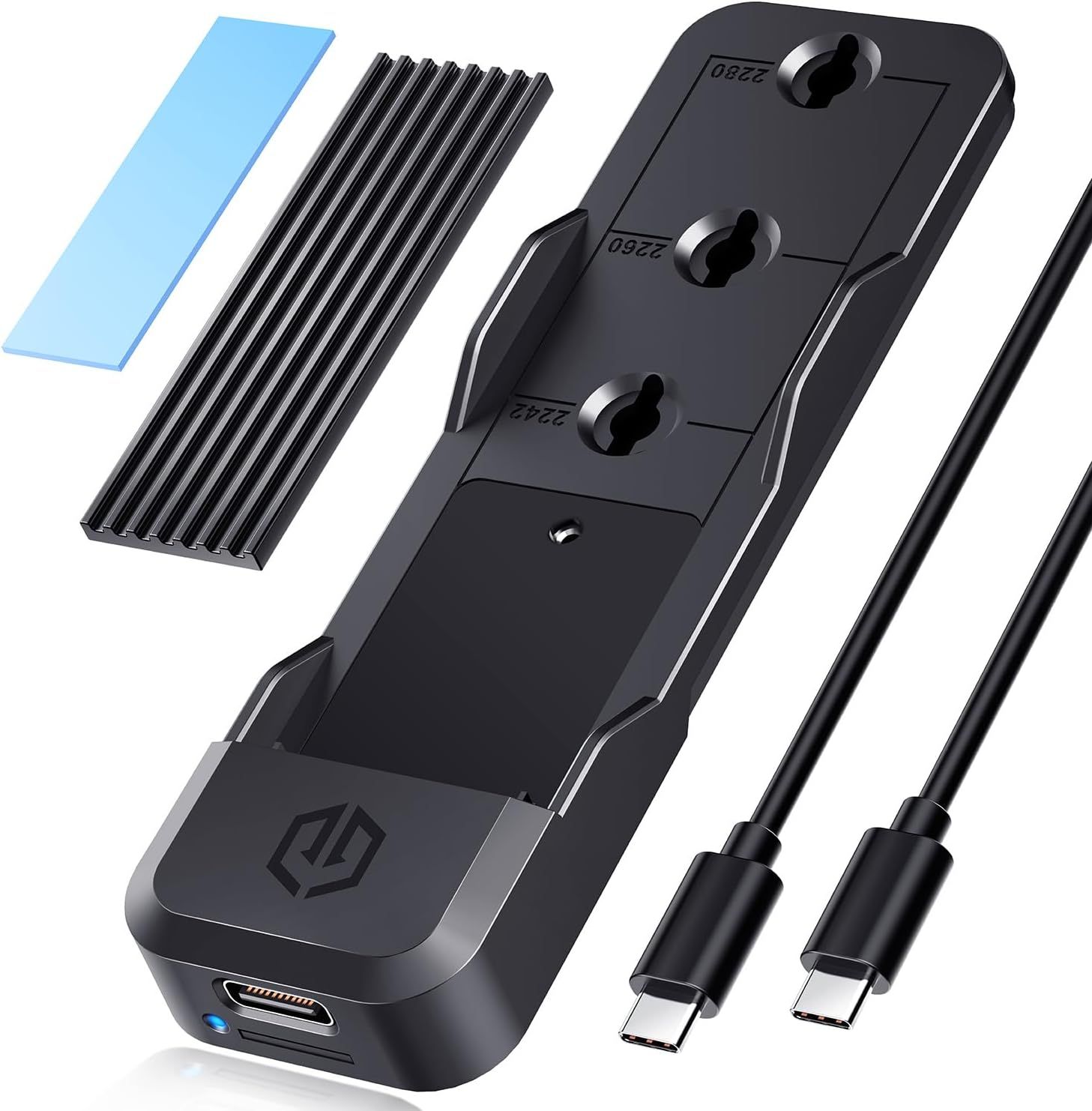 M2 Docking Station [10 Gbit/s] for SSD NVMe+NGFF