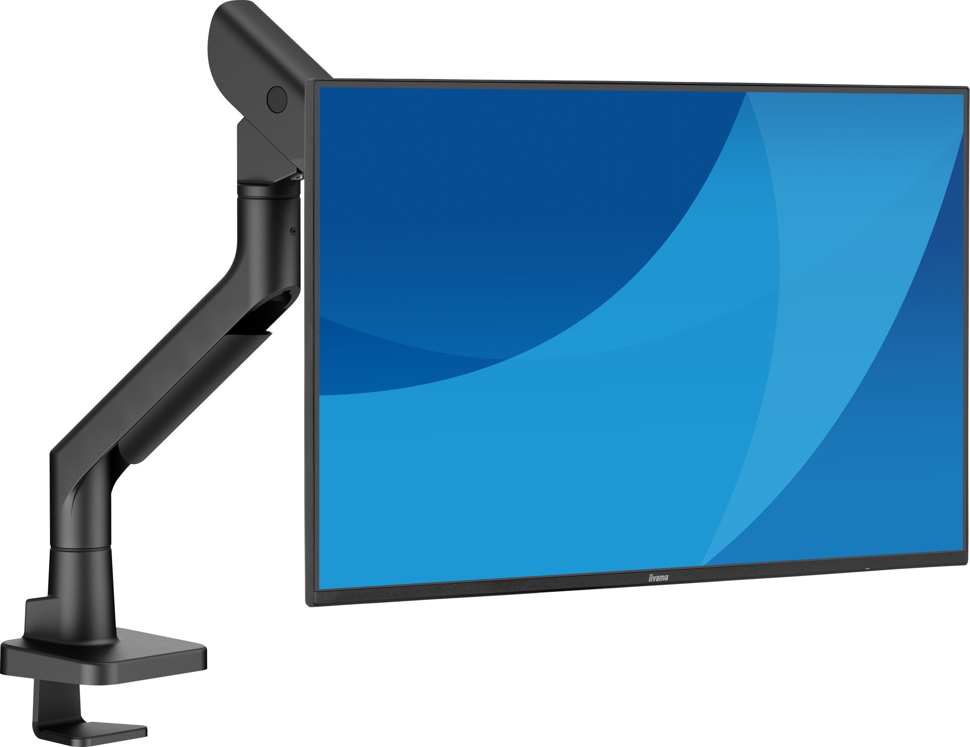 Iiyama 49" Desk Mount for Flat Screen Monitors, Black