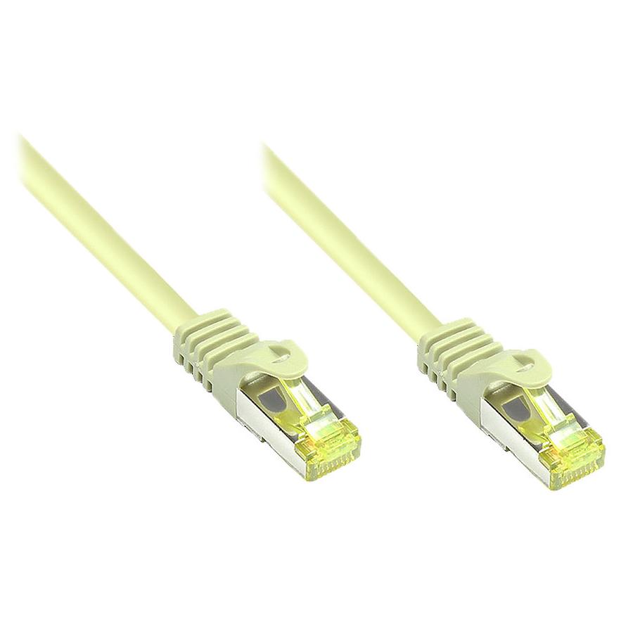 Alcasa 25m Cat7 RJ-45 Network Cable - Grey S/FTP (S-STP)