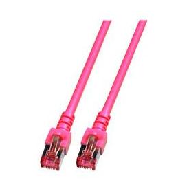 Cable de red EFB Elektronik Cat.6 RJ45 S/FTP, magenta, 5 m