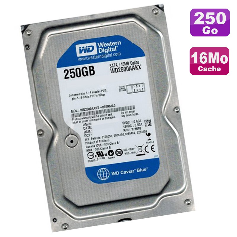 Western Digital Caviar Blue 250GB SATA 3.5" HDD