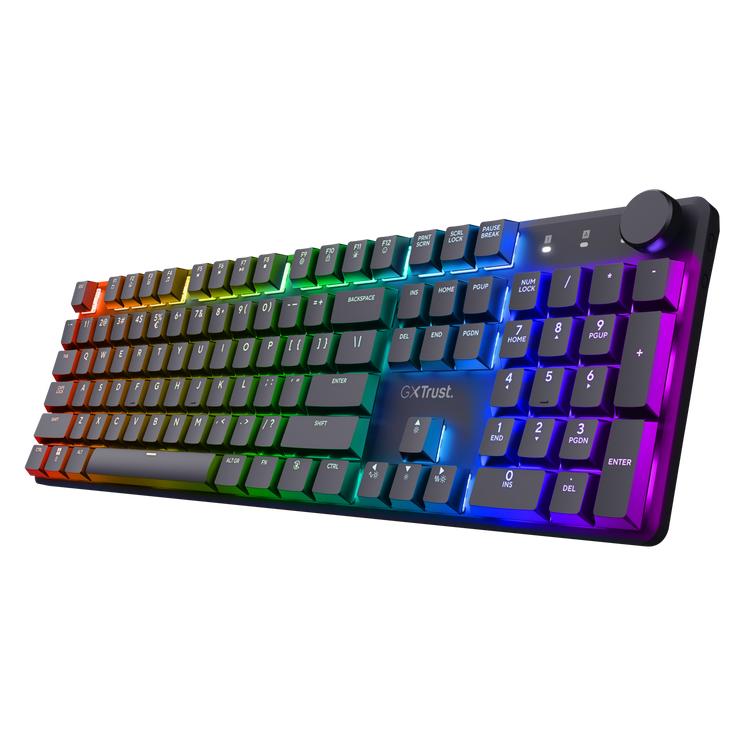 Trust GXT 868 Torix Wireless Gaming Keyboard QWERTY, Black