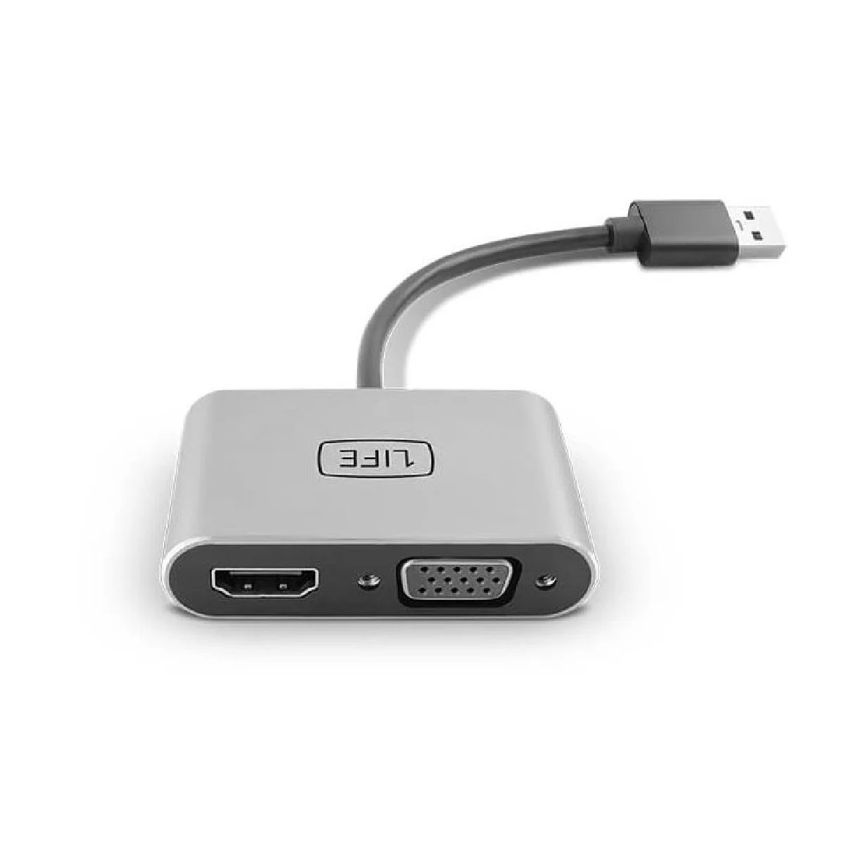 1Life USB to HDMI + VGA Adapter