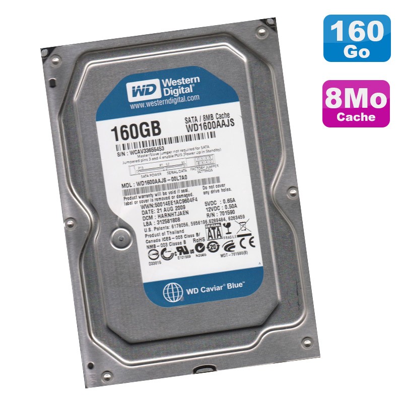 Western Digital Caviar Blue 160GB SATA 3.5" HDD