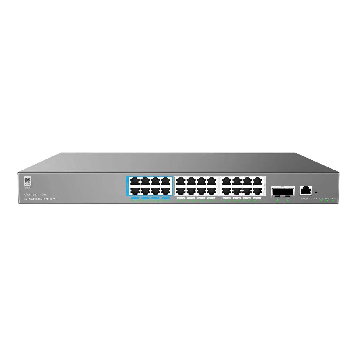 Grandstream GWN7803PH Pro 24-Port Gigabit PoE++ Switch, 2x 10G SFP+