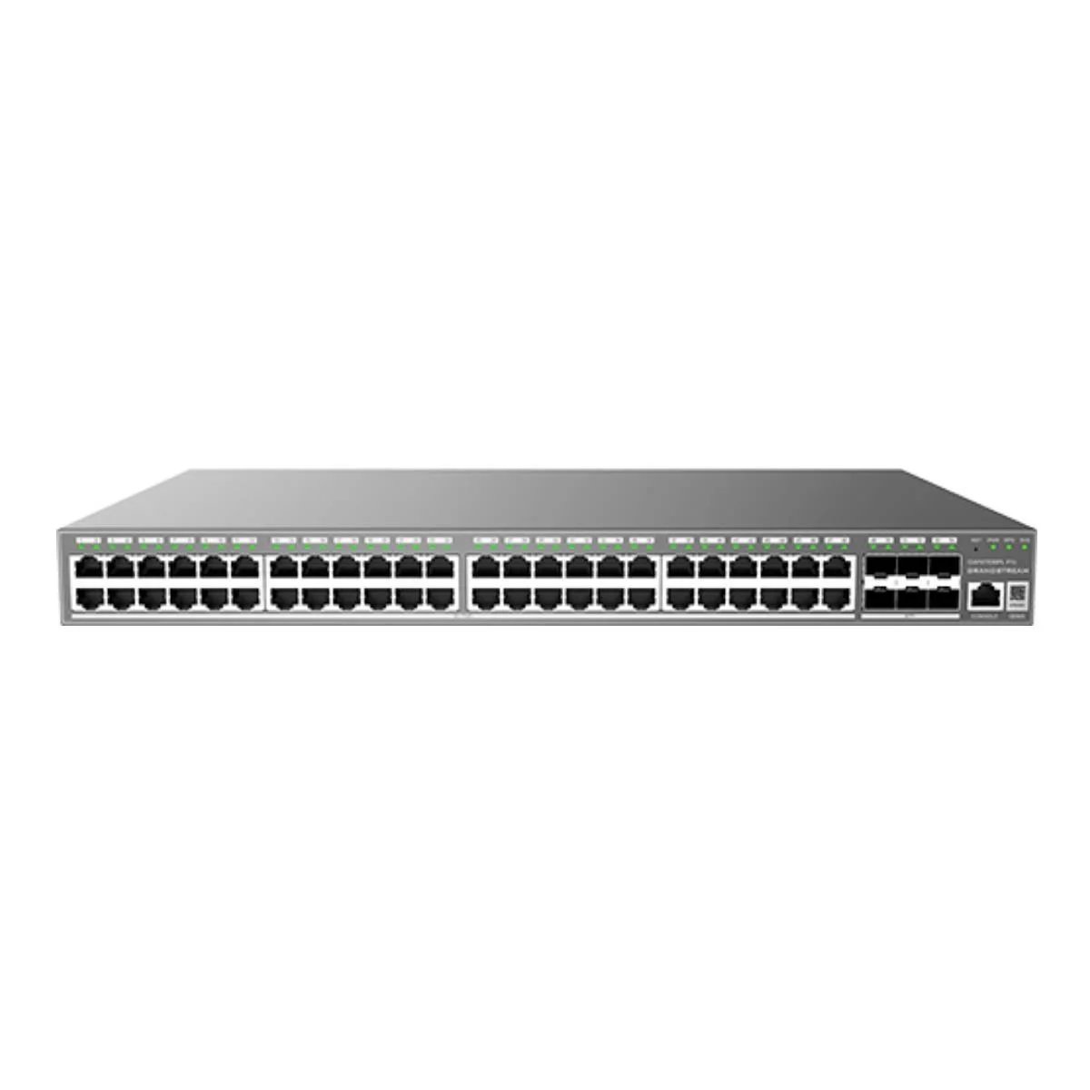 Grandstream GWN7806PL Pro 48-Port Gigabit PoE+ Switch with 6 10G SFP+ Ports