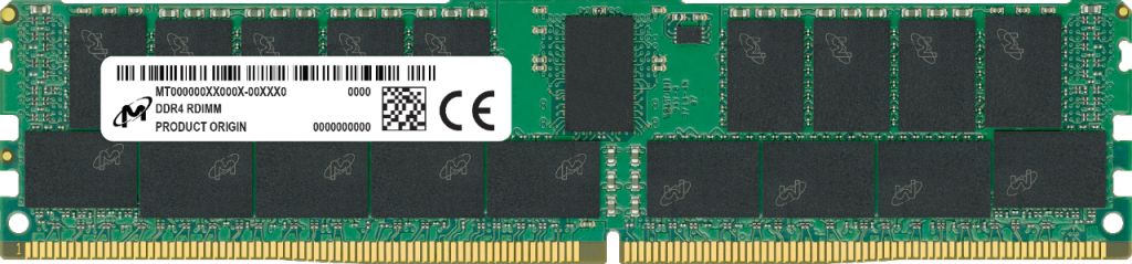 Micron 32GB DDR4 Memory Module (1x32GB, 3200MHz, 288-pin DIMM)