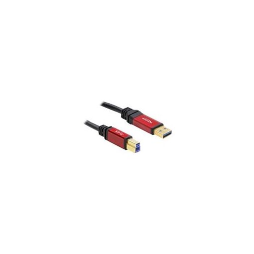 Cable USB Delock - 3 m, Negro