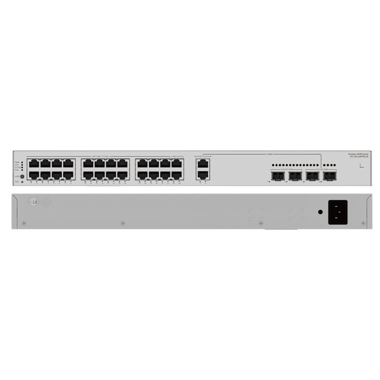 Huawei S310S-26PN4JX - Managed Switch - 24-Port Gigabit PoE+ - 22x 10/100/1000 (PoE+) + 2x 10/100/1000 + 2x 10/100/1000/2.5G (PoE+) + 2x 100/1000/10G SFP+