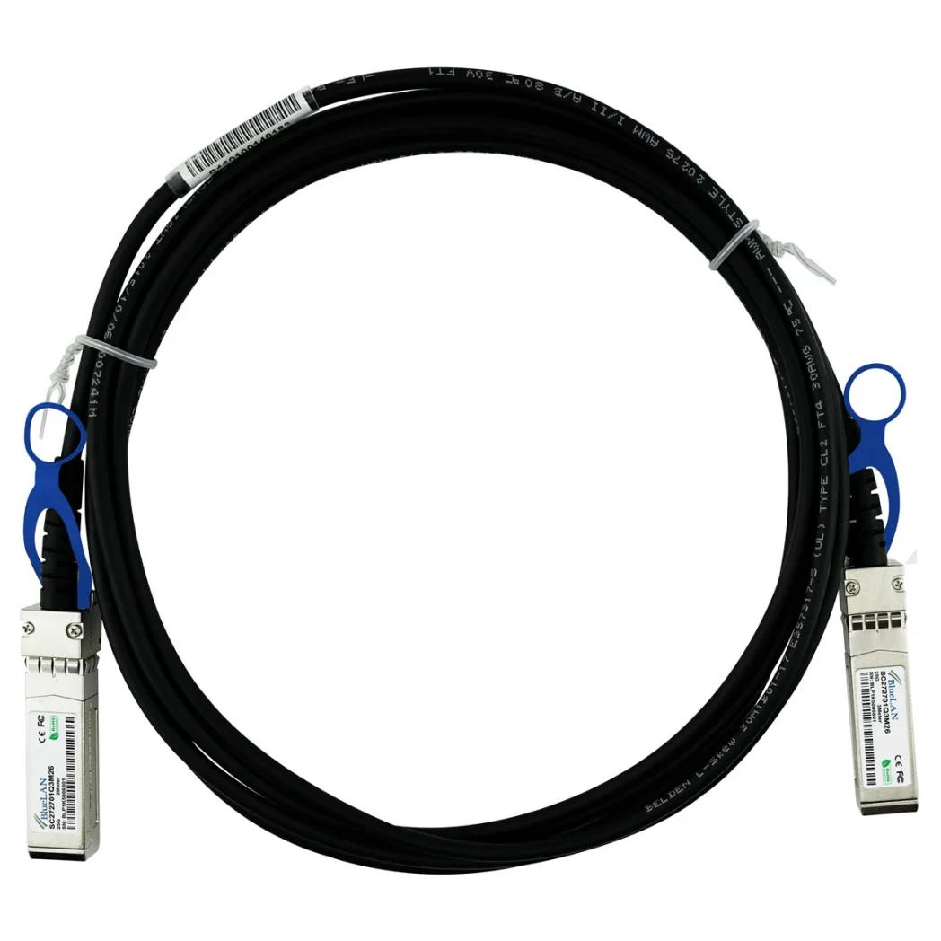 BlueOptics InfiniBand and Fiber Optic Cable 3m SFP28 DAC Black