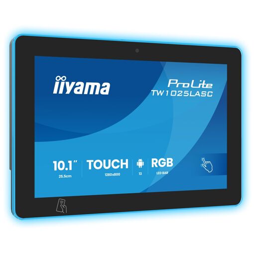 Iiyama ProLite TW1025LASC-B3PNR - Tablet de 10.1 pulgadas con RK3568, 2 GHz, 4 GB de RAM, 32 GB de almacenamiento, Negro