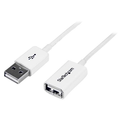 StarTech.com 3m USB Extension Cable - USB 2.0 A-A Male to Female - White