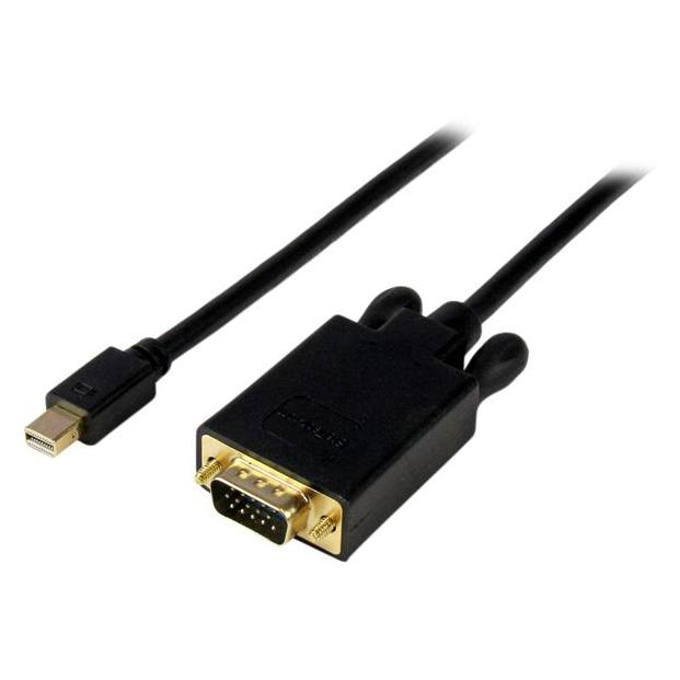 Adaptador StarTech.com Mini DisplayPort a VGA - Cable negro de 3 metros