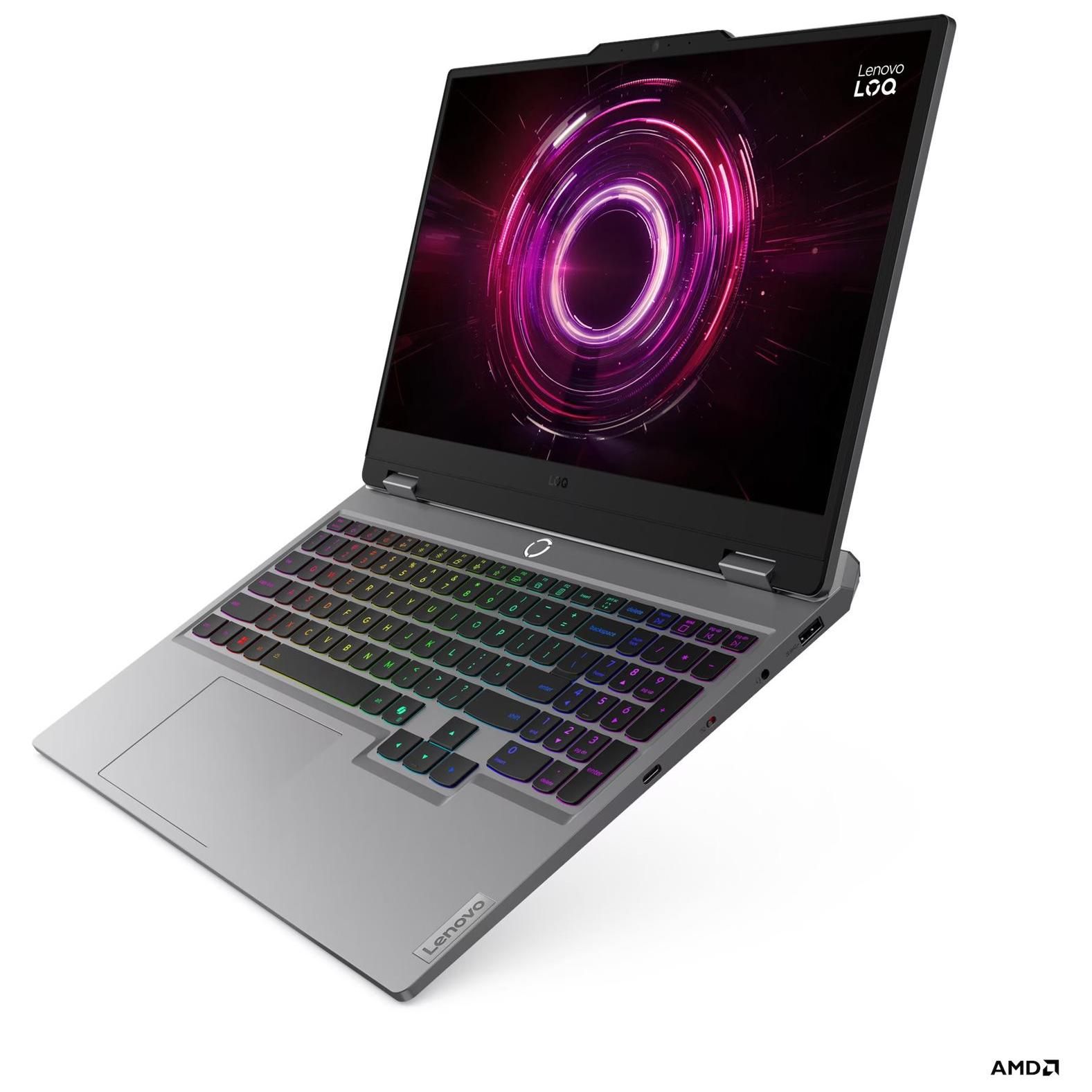 Lenovo LOQ 15 Ryzen 7 Laptop - 15.6" Gray AZERTY