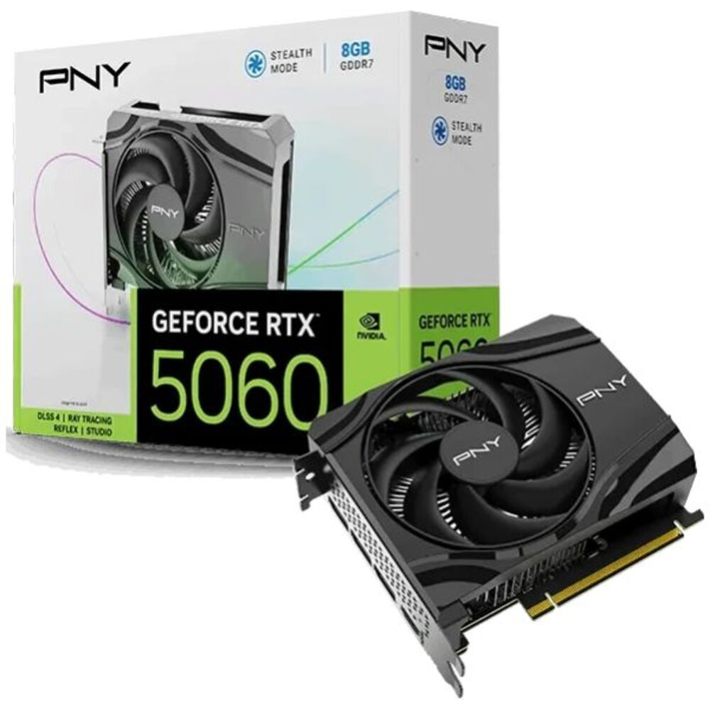 PNY GeForce RTX 5060 Single Fan (8GB GDDR7, PCI-Express)