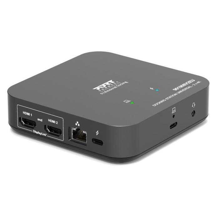 Port Designs PORT Connect USB-C Docking Station, 2x4K, 10 Device Support, 85W