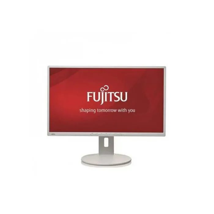 Fujitsu B27 9 TE FHD 27-Inch LED IPS Monitor, White Frameless, 27" Full HD 1920x1080, Like New