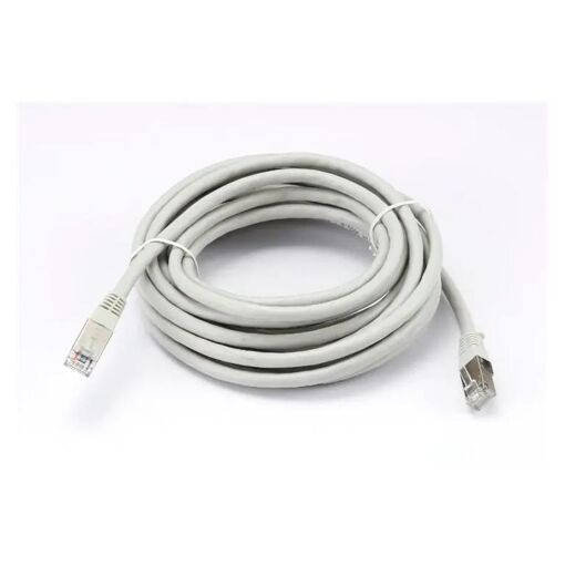 Heden Network Cable - 5m, CAT 6a, S/FTP, Right-Angled RJ-45 (M) to Right-Angled RJ-45 (M), Grey