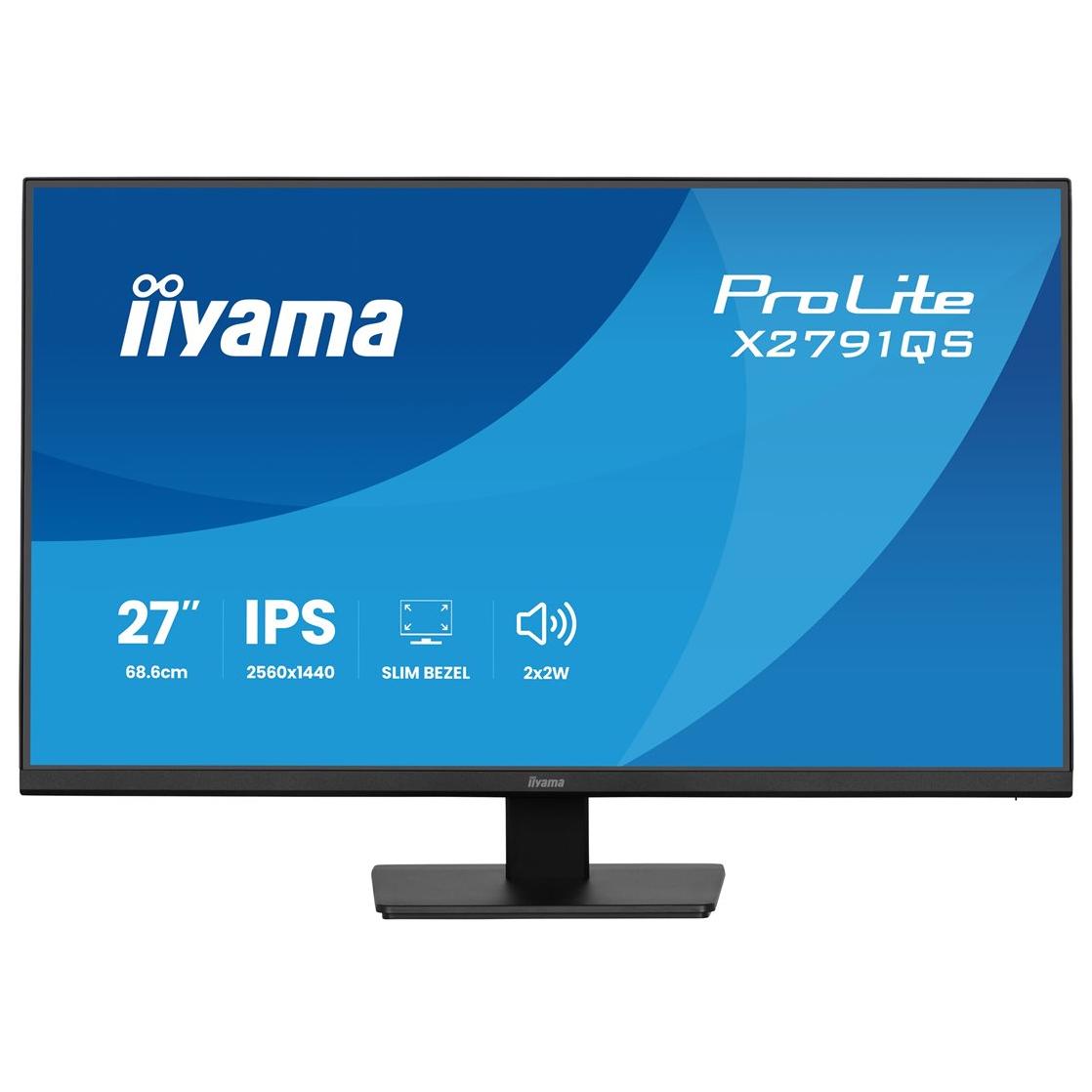 Iiyama ProLite X2791QS-B1 - 27" LED QHD Monitor - Black