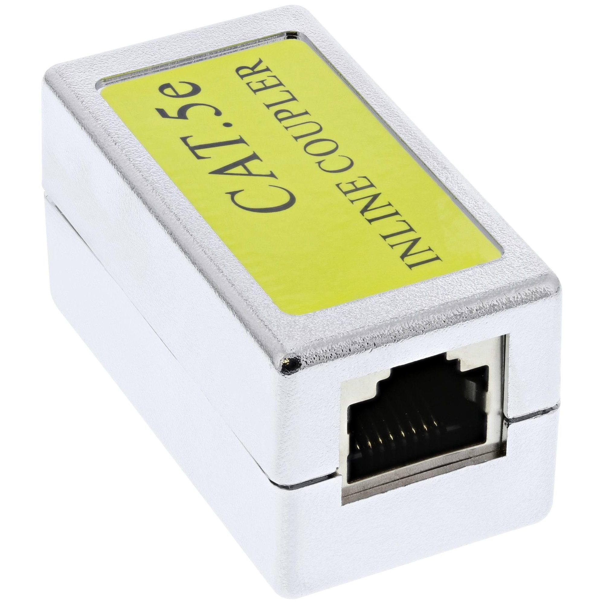 InLine RJ45 Cable Gender Changer, Silver