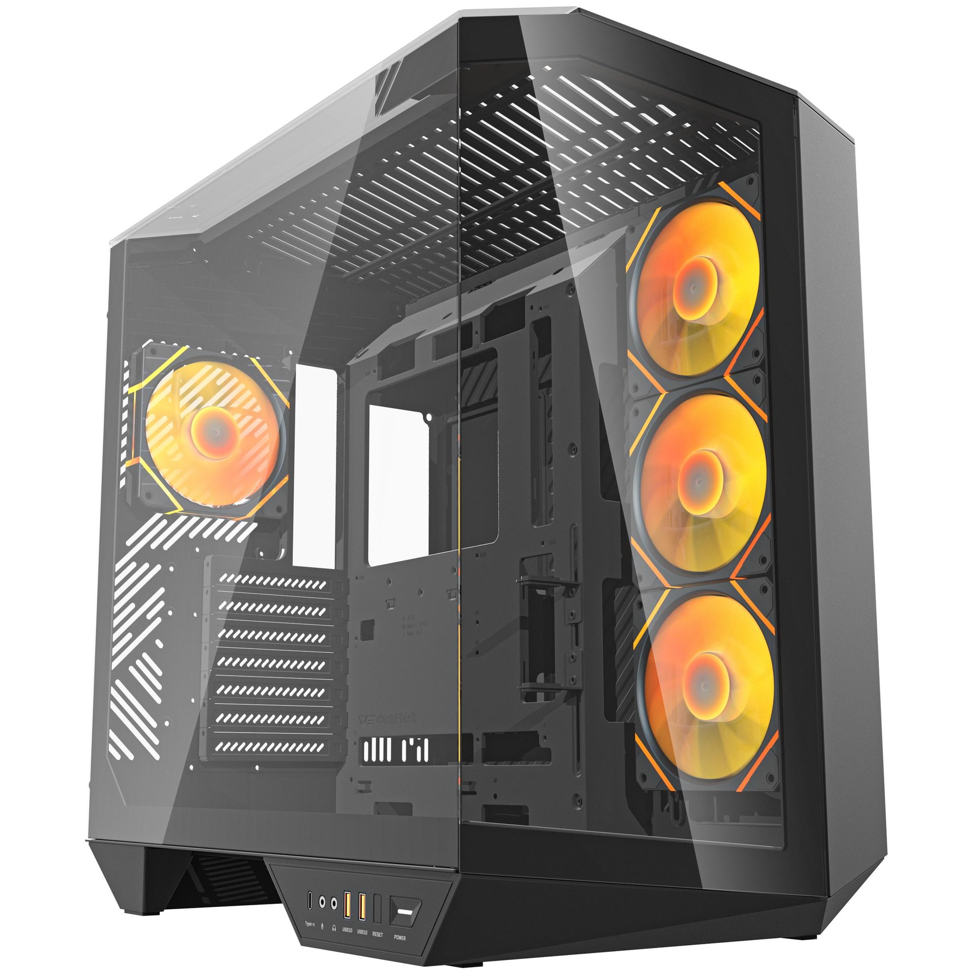 Darkflash DC-DY470 Full Tower Gaming PC, Black