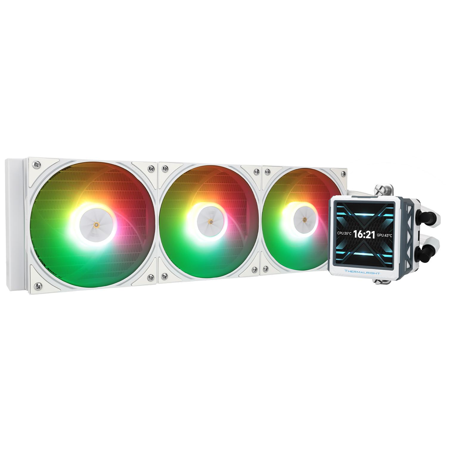 Thermalright Frozen Warframe 360 ULTRA All-in-One Liquid CPU Cooler - 12cm White