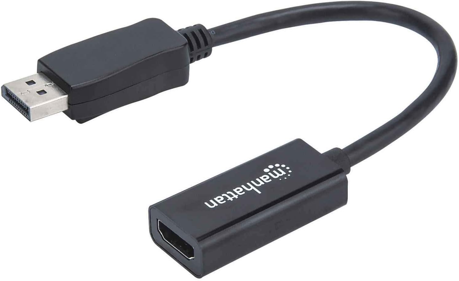 Cable adaptador IC Intracom DisplayPort a HDMI, 1080p@60Hz, Negro, 20 cm