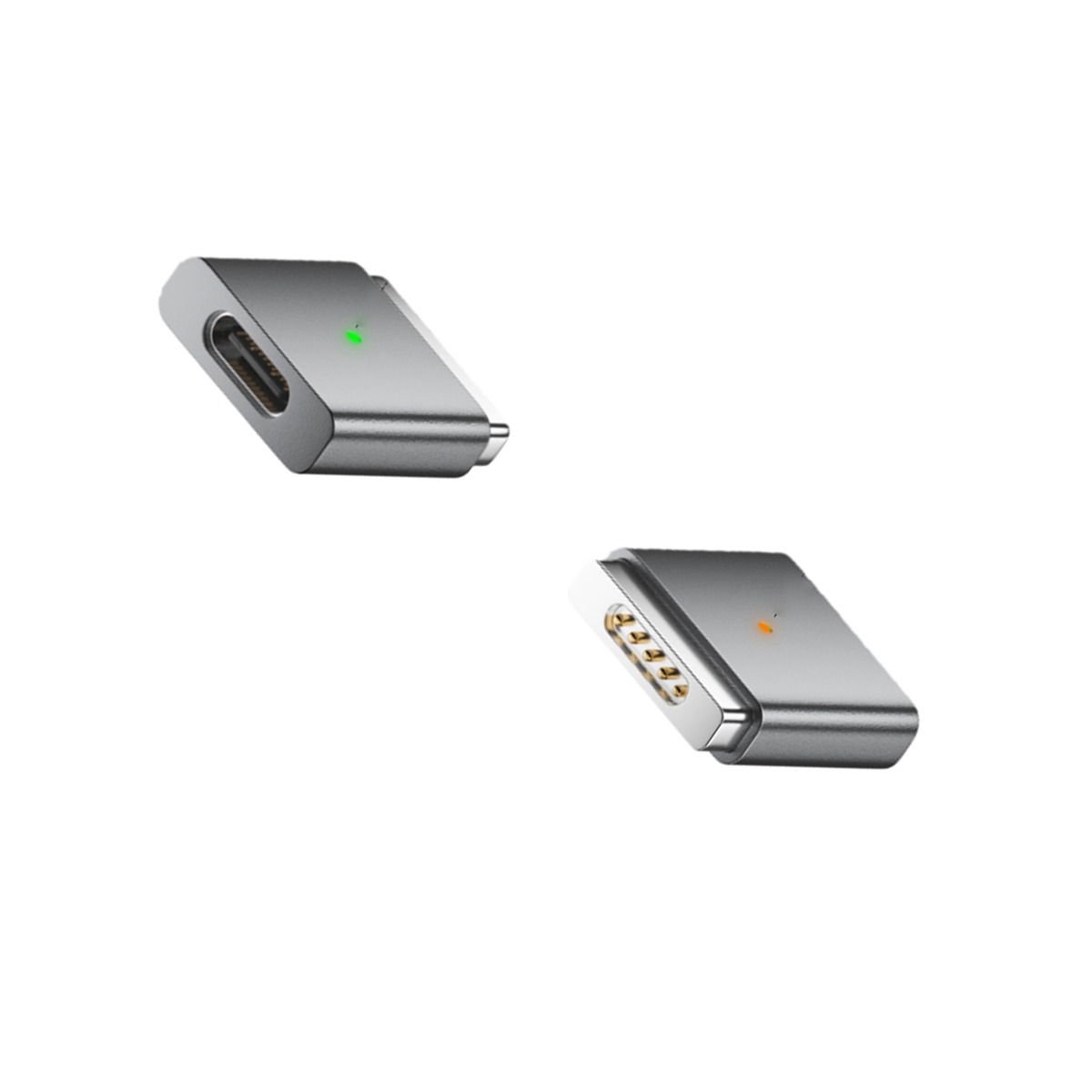 USB-C to MagSafe 2 100W Adapter - Effortless Charging for Your MacBook, Grey