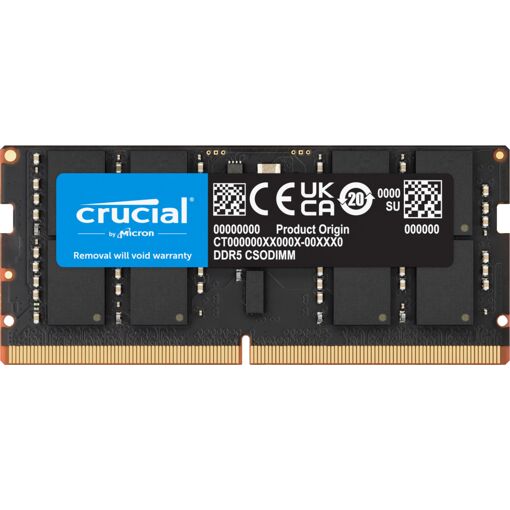 Módulo de memoria Crucial CT24G64C52CS5 de 24GB (1x24GB, 6400MT/s, 262 pines SO-DIMM)