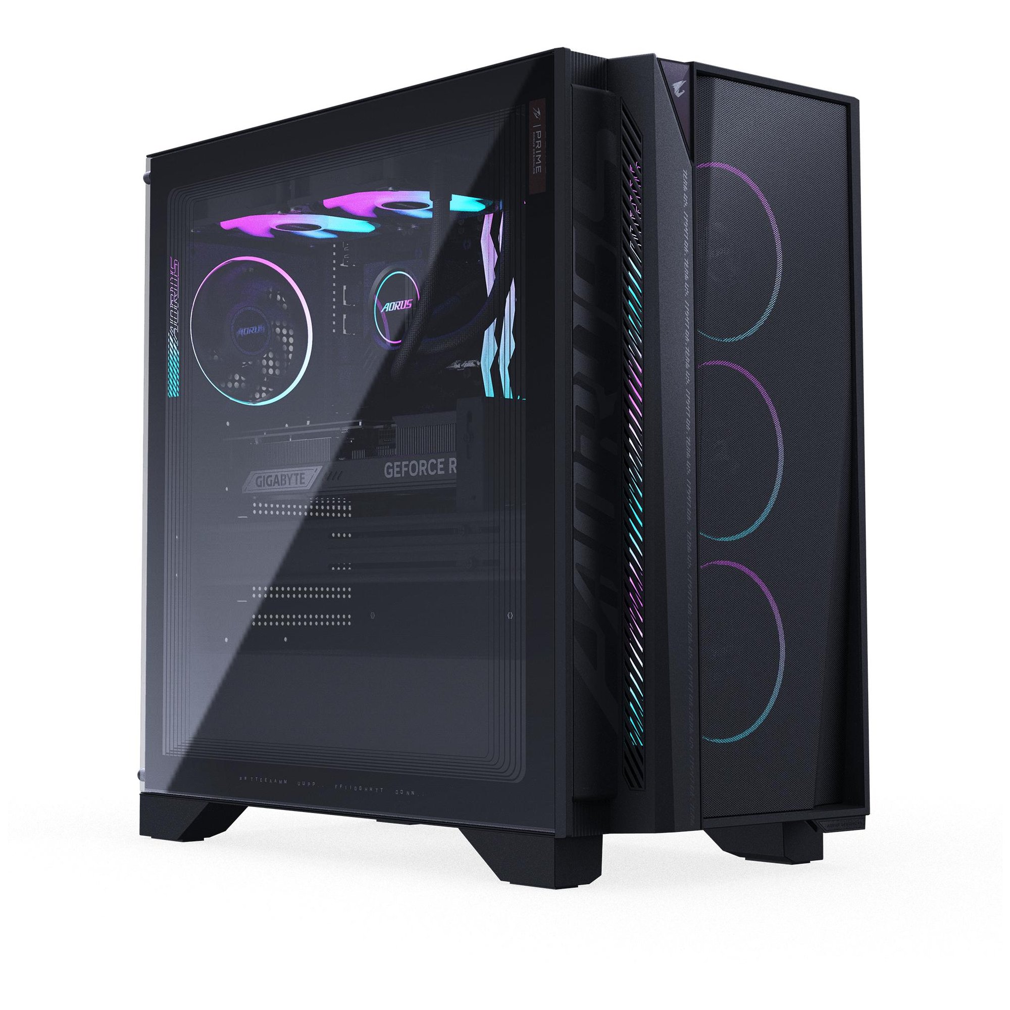 Gigabyte AP5A7N8-5103 - Processeur AMD Ryzen 7 9800X3D 32 Go de RAM DDR5 2 To SSD GeForce RTX 5080 Windows 11 Home Ordinateur de bureau Noir