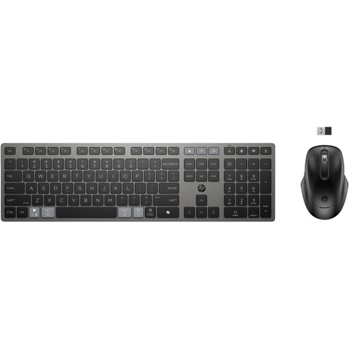 Kit de teclado y ratón inalámbricos HP para múltiples dispositivos 725