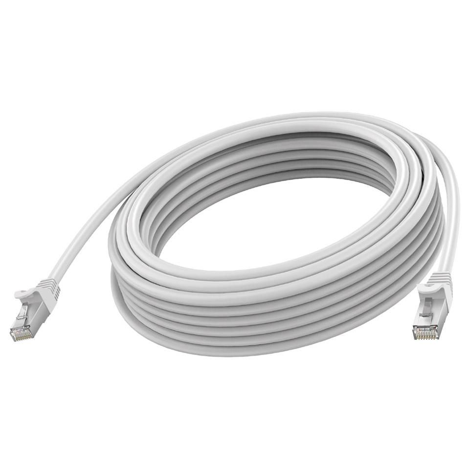 Vision Network Cable - 5m, STP, CAT 6a, Molded, No Hook - White