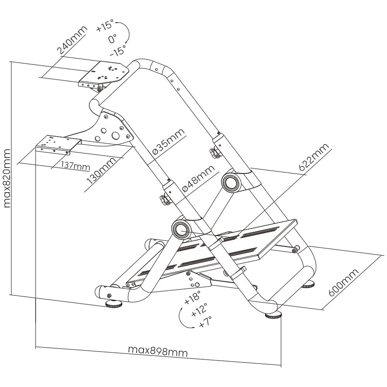 Soporte de rueda OPLITE GTR