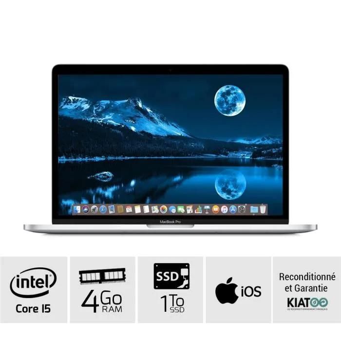 Apple MacBook Pro 13-inch, Grey, Core i5, 4GB RAM, 1TB SSD, AZERTY Keyboard
