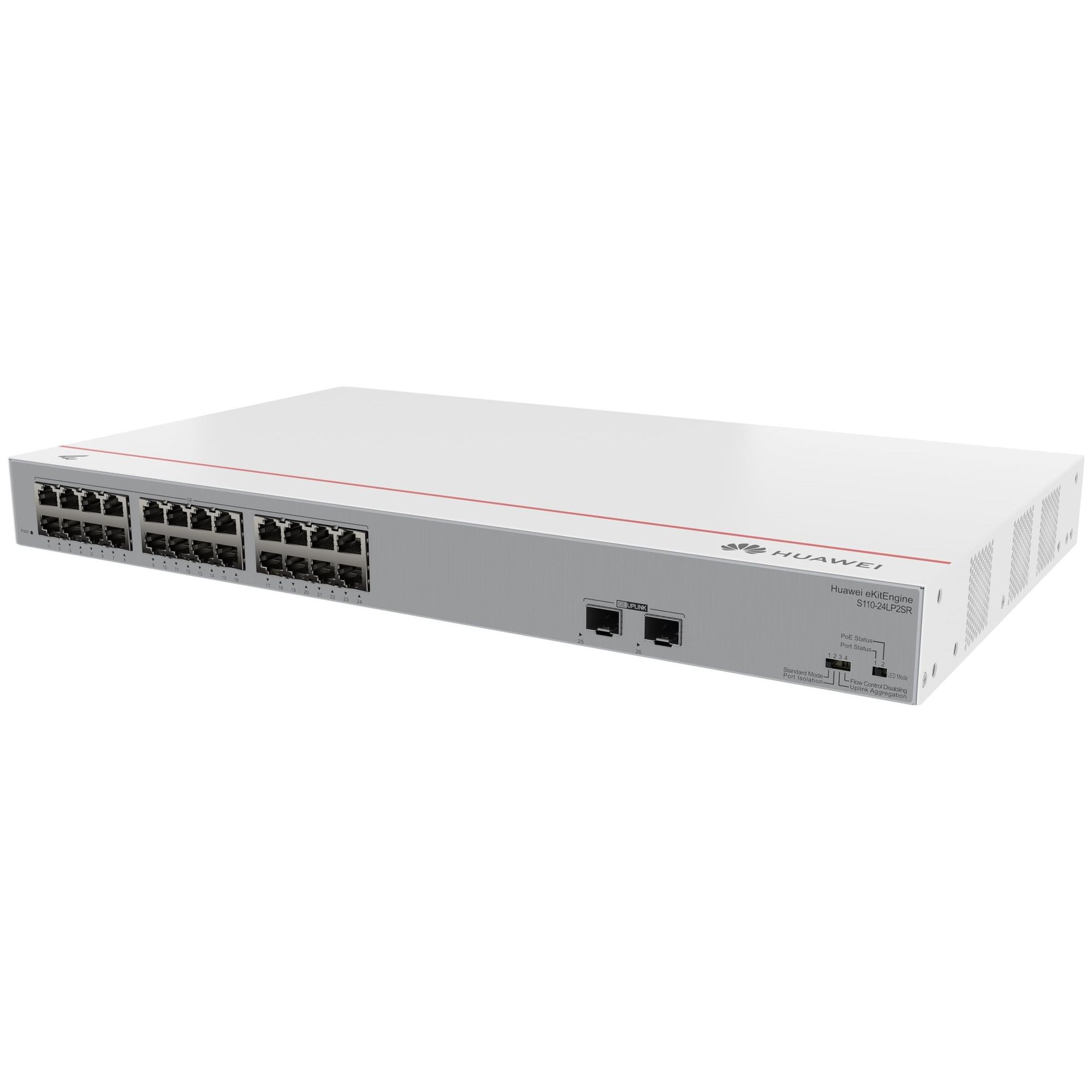 Huawei eKitEngine S110-24LP2SR - Switch - 24x 10/100/1000 (PoE+) + 2x Gigabit SFP