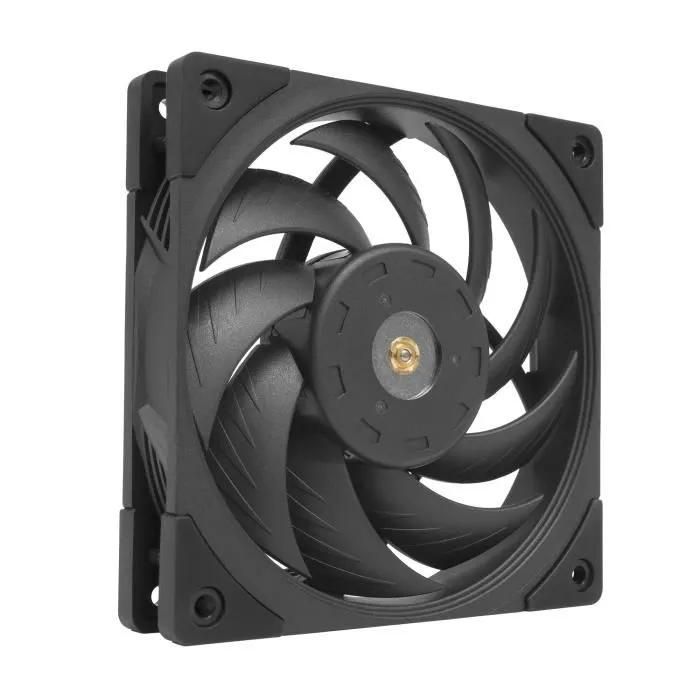Mars Gaming MF-NC Silent Fan (Black) - 120mm, Hybrid Blades, FDB Bearing