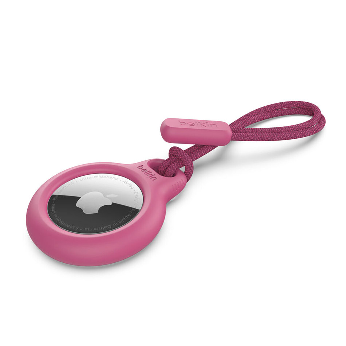 Belkin Secure AirTag Holder with Strap (Pink)