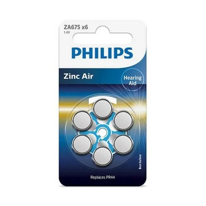 Philips Zinc Batteries (6-Pack)
