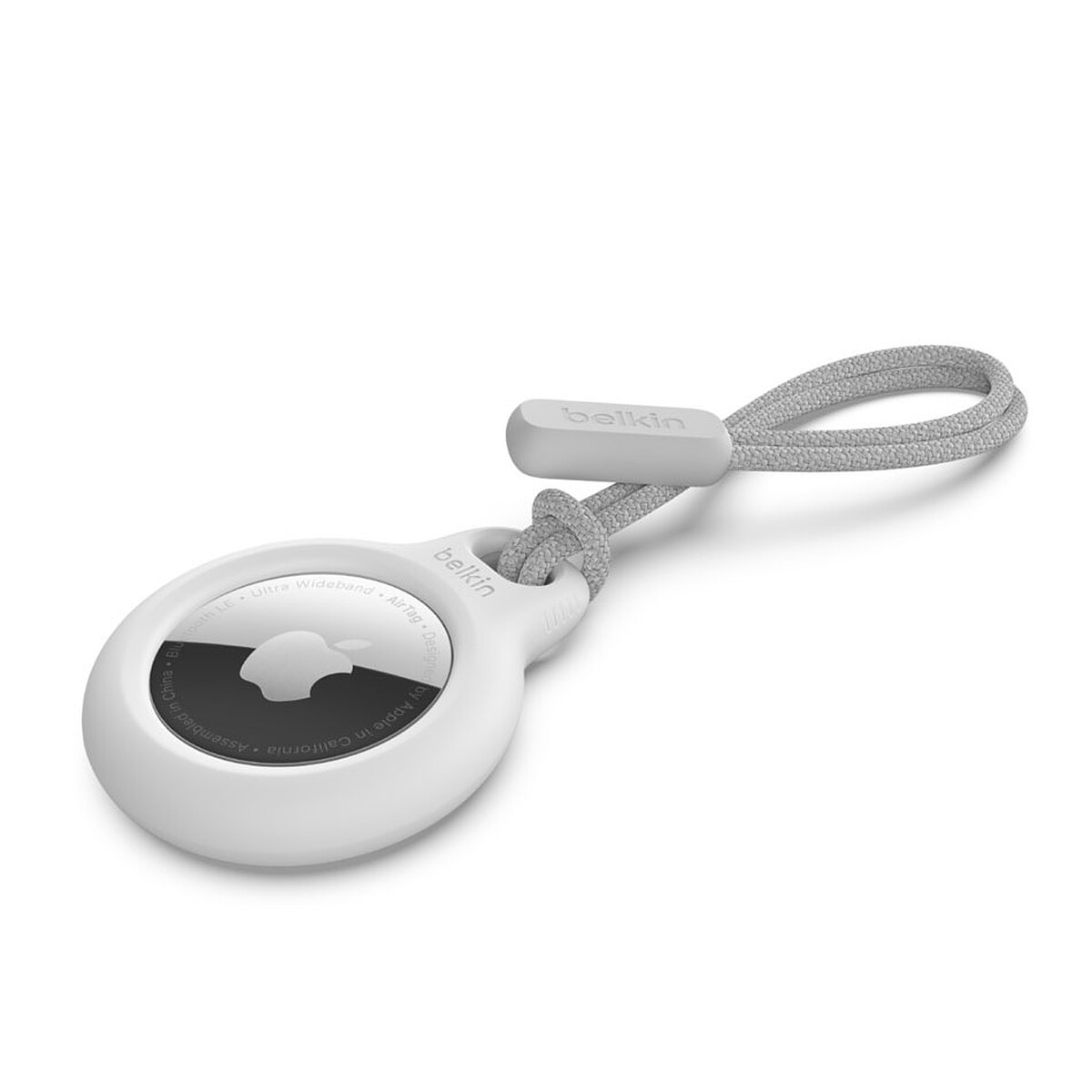 Belkin Secure AirTag Holder with Cable (White)