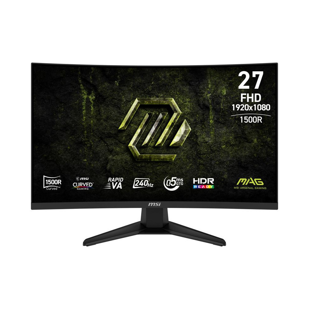 Monitor de juego curvo MSI MAG275CFX24 de 27 pulgadas