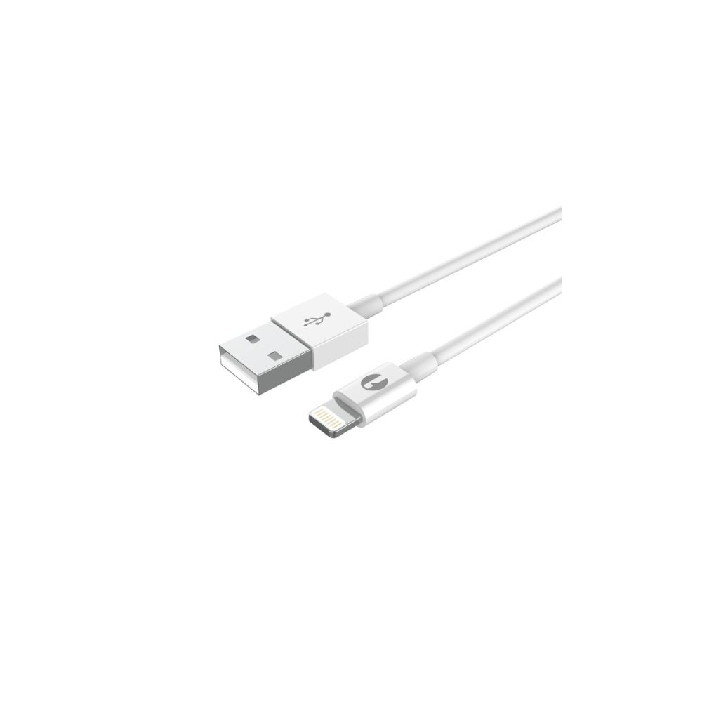 Mbg France USB-A to Lightning Cable 2m White MFi