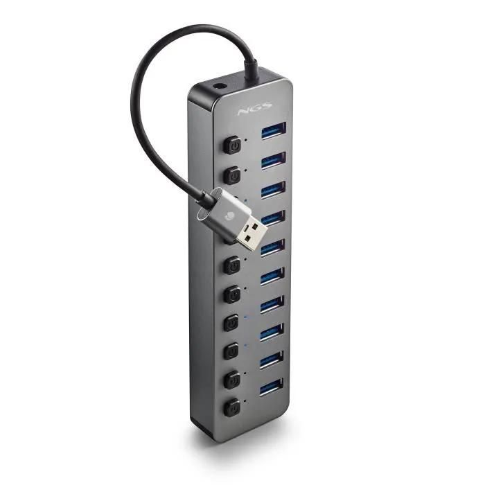 NGS IHUB 10: 10-Port USB 3.0 Hub
